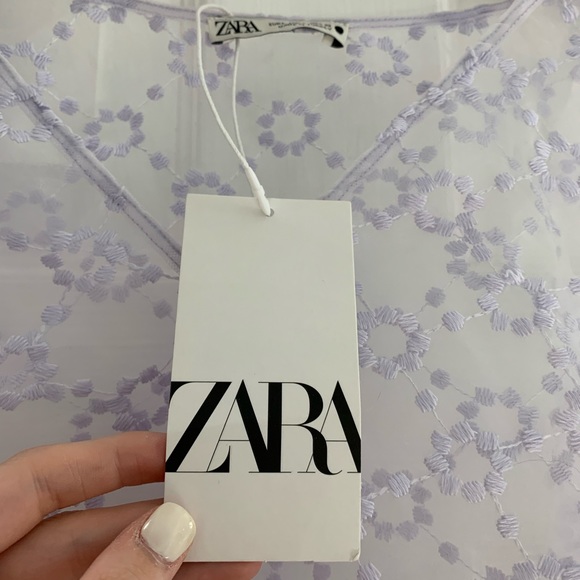 Zara shear purple top - Picture 5 of 6